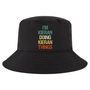 I'M Kieran Doing Kieran Things Personalized First Name Gift Cool Comfort Performance Bucket Hat