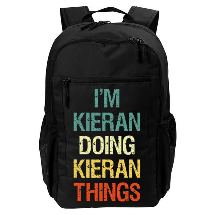 I'M Kieran Doing Kieran Things Personalized First Name Gift Daily Commute Backpack