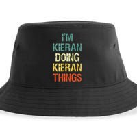 I'M Kieran Doing Kieran Things Personalized First Name Gift Sustainable Bucket Hat