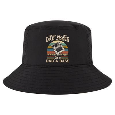 I Keep Dad Jokes In A Dad A Base Cool Comfort Performance Bucket Hat