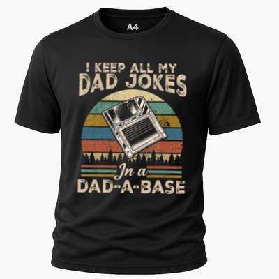 I Keep Dad Jokes In A Dad A Base Performance Shirt