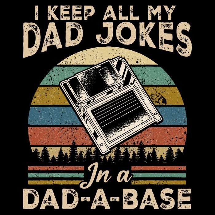 I Keep Dad Jokes In A Dad A Base Flat Bill Trucker Hat