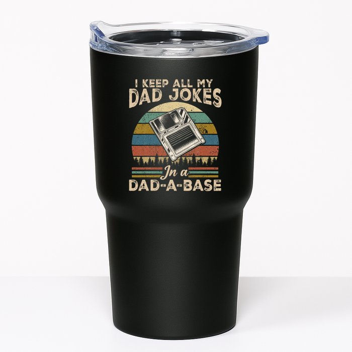 I Keep Dad Jokes In A Dad A Base Tumbler