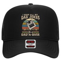 I Keep Dad Jokes In A Dad A Base Trucker Hat