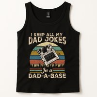 I Keep Dad Jokes In A Dad A Base Tank Top
