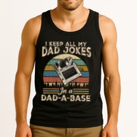 I Keep Dad Jokes In A Dad A Base Tank Top