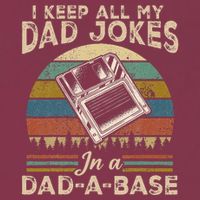 I Keep Dad Jokes In A Dad A Base 16oz Travel Tumbler