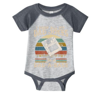 I Keep Dad Jokes In A Dad A Base Infant Baby Jersey Bodysuit