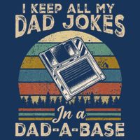 I Keep Dad Jokes In A Dad A Base Infant Baby Jersey Bodysuit