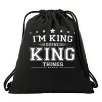 Im King Doing King Things Drawstring Bag