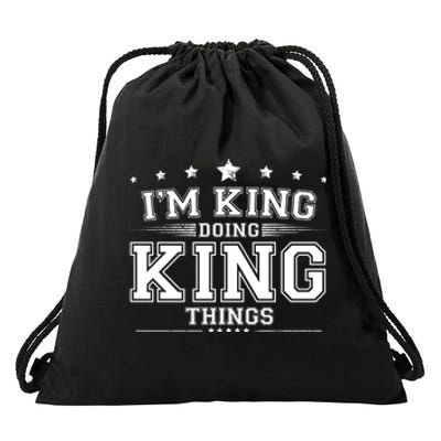 Im King Doing King Things Drawstring Bag