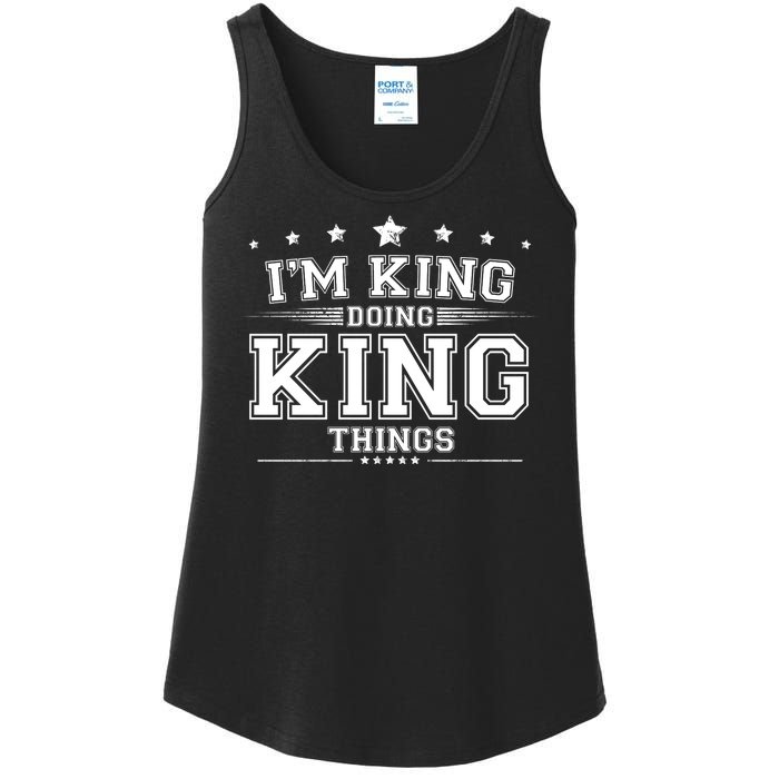 Im King Doing King Things Ladies Essential Tank