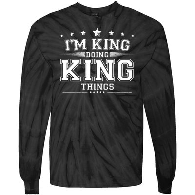 Im King Doing King Things Tie-Dye Long Sleeve Shirt