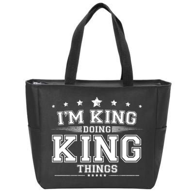 Im King Doing King Things Zip Tote Bag