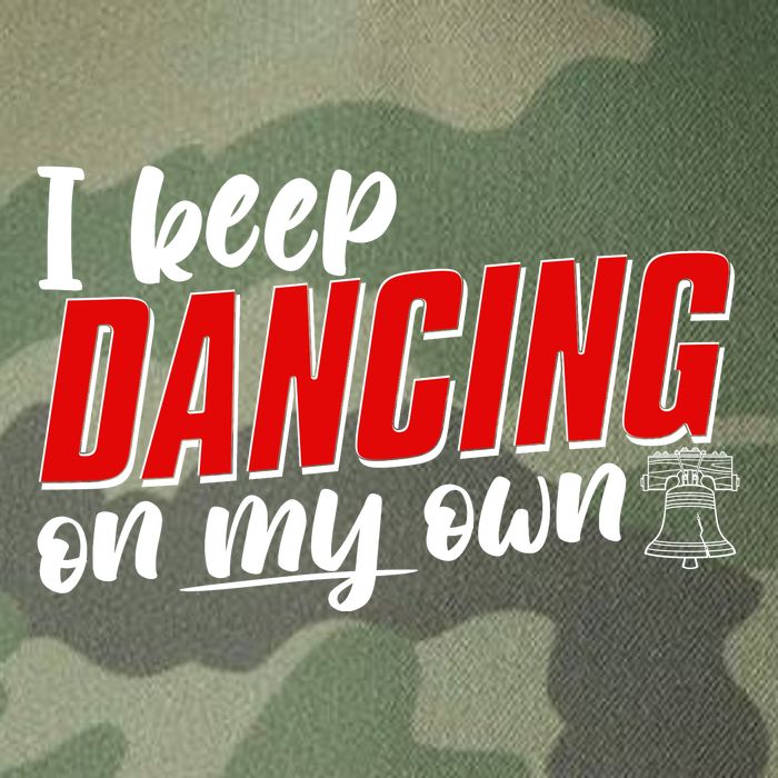I Keep Dancing On My Own Philadelphia Baseball Legacy Tie Dye Trucker Hat