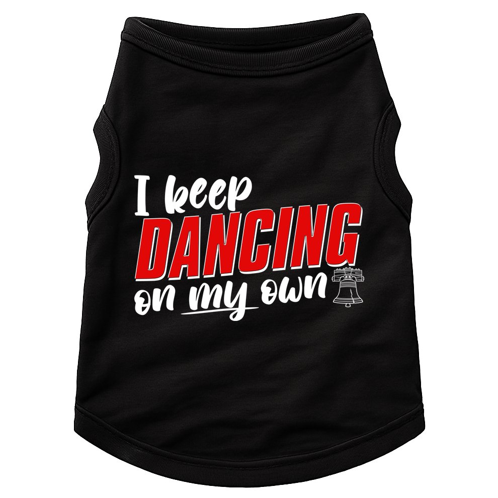 I Keep Dancing On My Own Philadelphia Baseball Doggie Tank