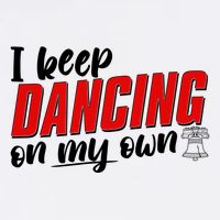I Keep Dancing On My Own Philadelphia Baseball Garment-Dyed Sweatshirt