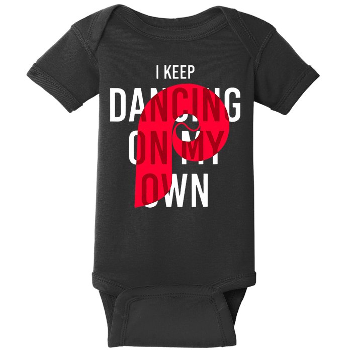 I Keep Dancing On My Own Philly Philadelphia Design Baby Bodysuit