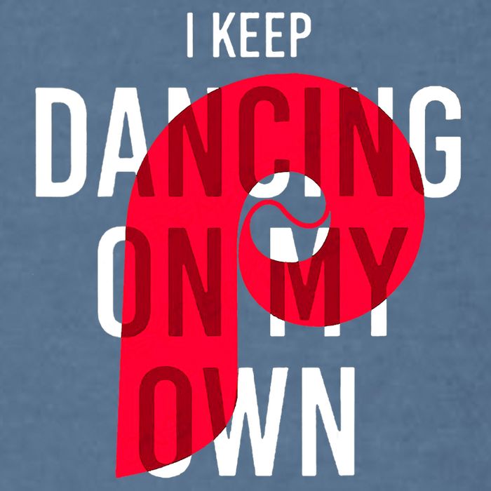 I Keep Dancing On My Own Philly Philadelphia Design Garment-Dyed Sweatshirt