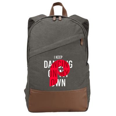 I Keep Dancing On My Own Philly Philadelphia Design Cotton Canvas Backpack