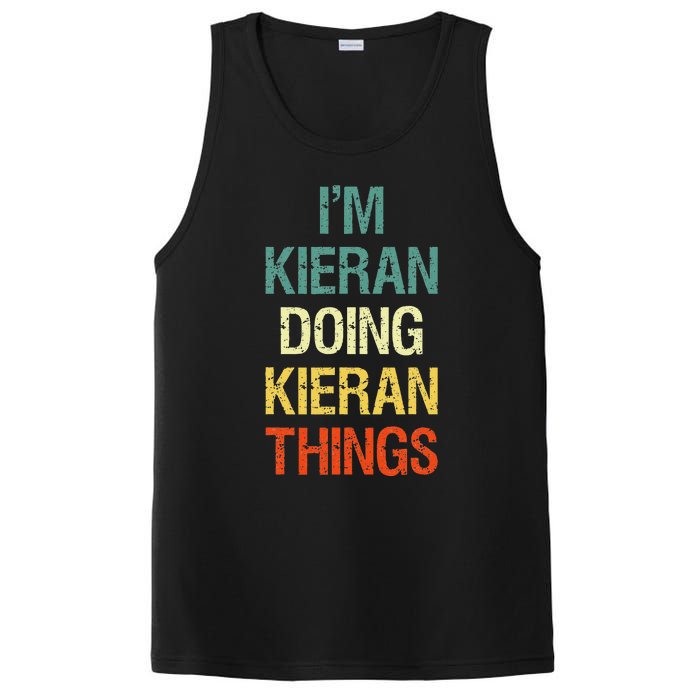 IM Kieran Doing Kieran Things Personalized First Name Gift PosiCharge Competitor Tank