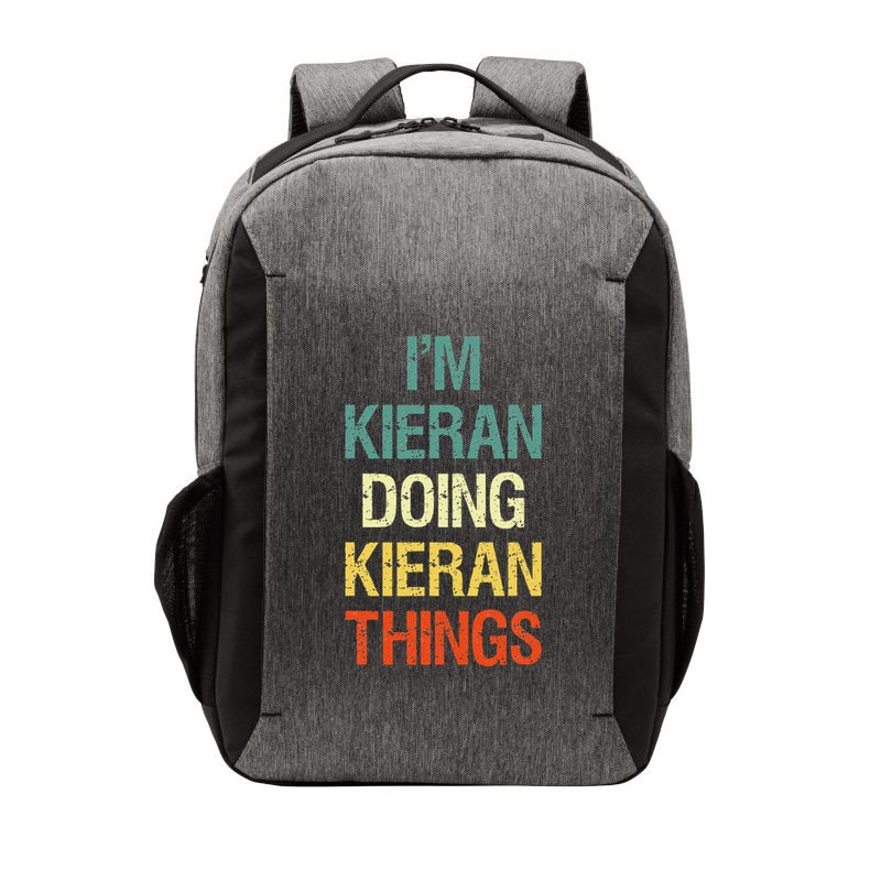 IM Kieran Doing Kieran Things Personalized First Name Gift Vector Backpack