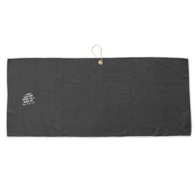 I Know Everything Happens For A Reason But Wtf Large Microfiber Waffle Golf Towel