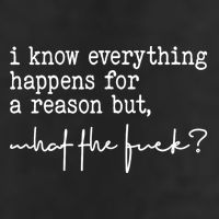 I Know Everything Happens For A Reason But What The Fuck Tumbler