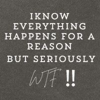 I Know Everything Happens For A Reason But Wtf Funny Cotton Canvas Backpack