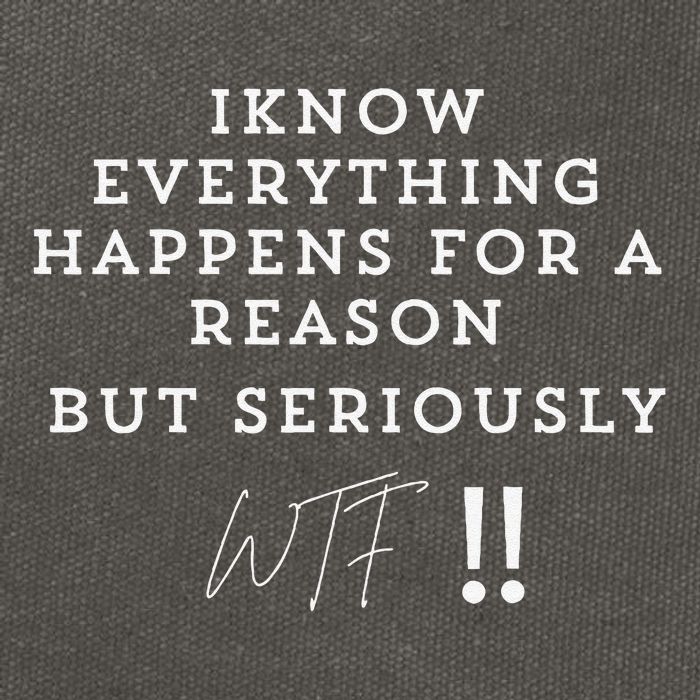 I Know Everything Happens For A Reason But Wtf Funny Cotton Canvas Backpack