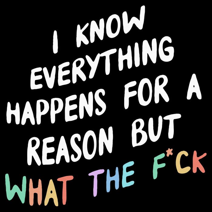 I Know Everything Happens For A Reason But Wtf Mousepad