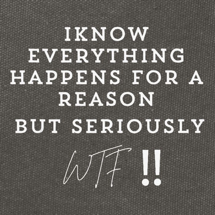 I Know Everything Happens For A Reason But Wtf Funny Cotton Canvas Backpack