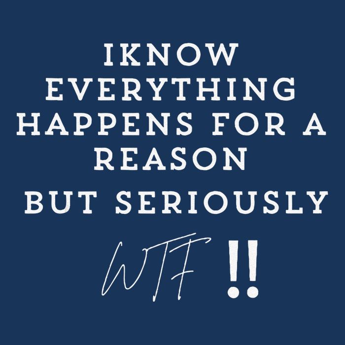 I Know Everything Happens For A Reason But Wtf Funny Infant Baby Jersey Bodysuit