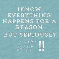 I Know Everything Happens For A Reason But Wtf Funny Sueded Cloud Jersey T-Shirt