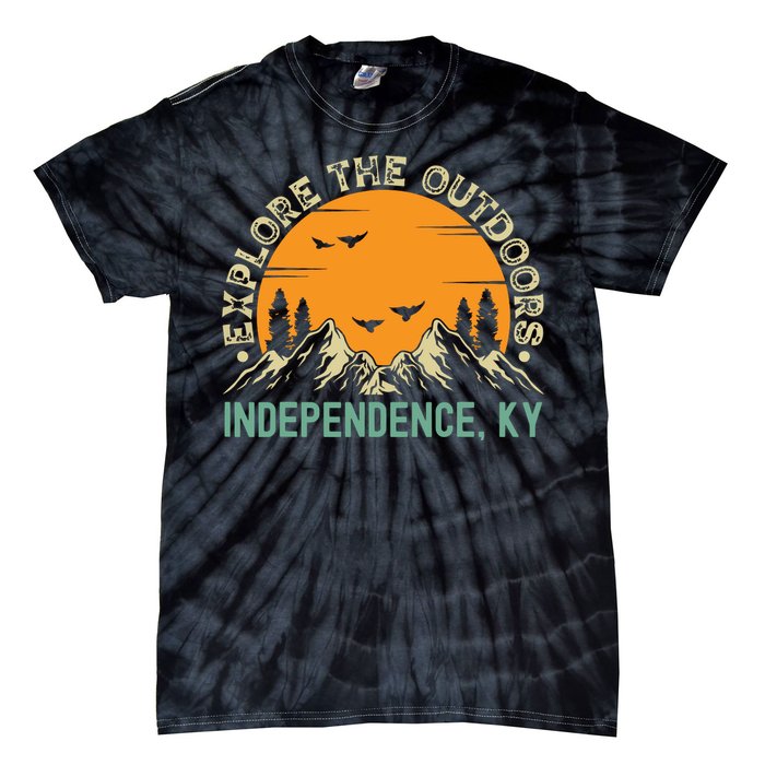 Independence Kentucky Explore The Outdoors Tie-Dye T-Shirt