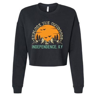 Independence Kentucky Explore The Outdoors Cropped Pullover Crew