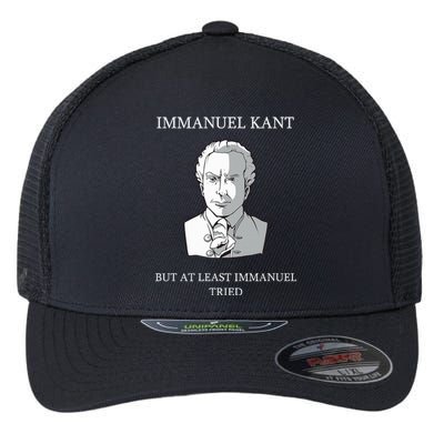 Immanuel Kant Funny Philosophy Saying Gift Flexfit Unipanel Trucker Cap