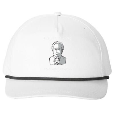 Immanuel Kant Funny Philosophy Saying Gift Snapback Five-Panel Rope Hat