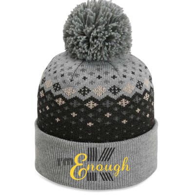 Im Kenough Funny Movie Slogan Fashion Statement Kenergy Trendy Saying The Baniff Cuffed Pom Beanie