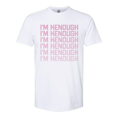 Im Kenough Funny Movie Slogan Fashion Statement Kenergy Trendy Saying Ringer Softstyle CVC T-Shirt