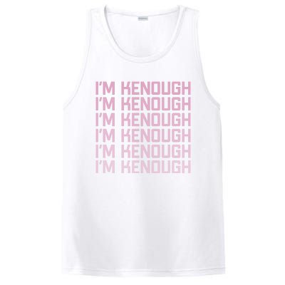 Im Kenough Funny Movie Slogan Fashion Statement Kenergy Trendy Saying Ringer PosiCharge Competitor Tank