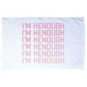 Im Kenough Funny Movie Slogan Fashion Statement Kenergy Trendy Saying Ringer Microfiber Hand Towel