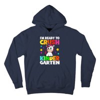 Ids Kinder Girl Unicorn First Day Of Kindergarten Hoodie