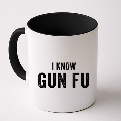 I Know Gun Fu Funny Gun Lover Gun Kata Bullet Ballet Gymnastic Gunplay Mug
