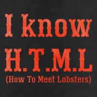 I Know Html How To Meet Lobsters Trucker Hat