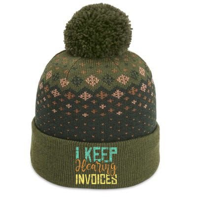 I Keep Hearing Invoices Accountant Bookkeeper Tax Auditor The Baniff Cuffed Pom Beanie