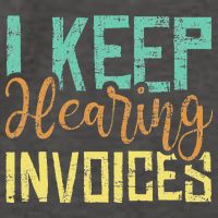 I Keep Hearing Invoices Accountant Bookkeeper Tax Auditor Vector Backpack