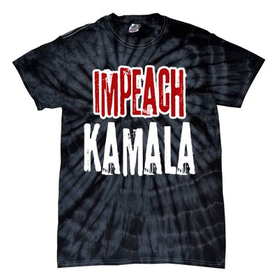 Impeach Kamala Harris Anti Kamala Harris Socialism Tie-Dye T-Shirt