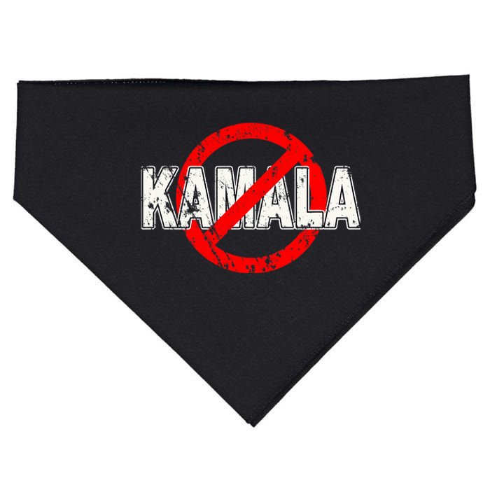 Impeach Kamala Harris Anti Harris Walz USA-Made Doggie Bandana