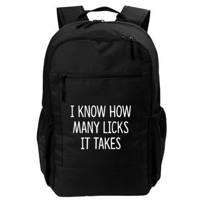 I Know How Many Licks It Takes Backpack